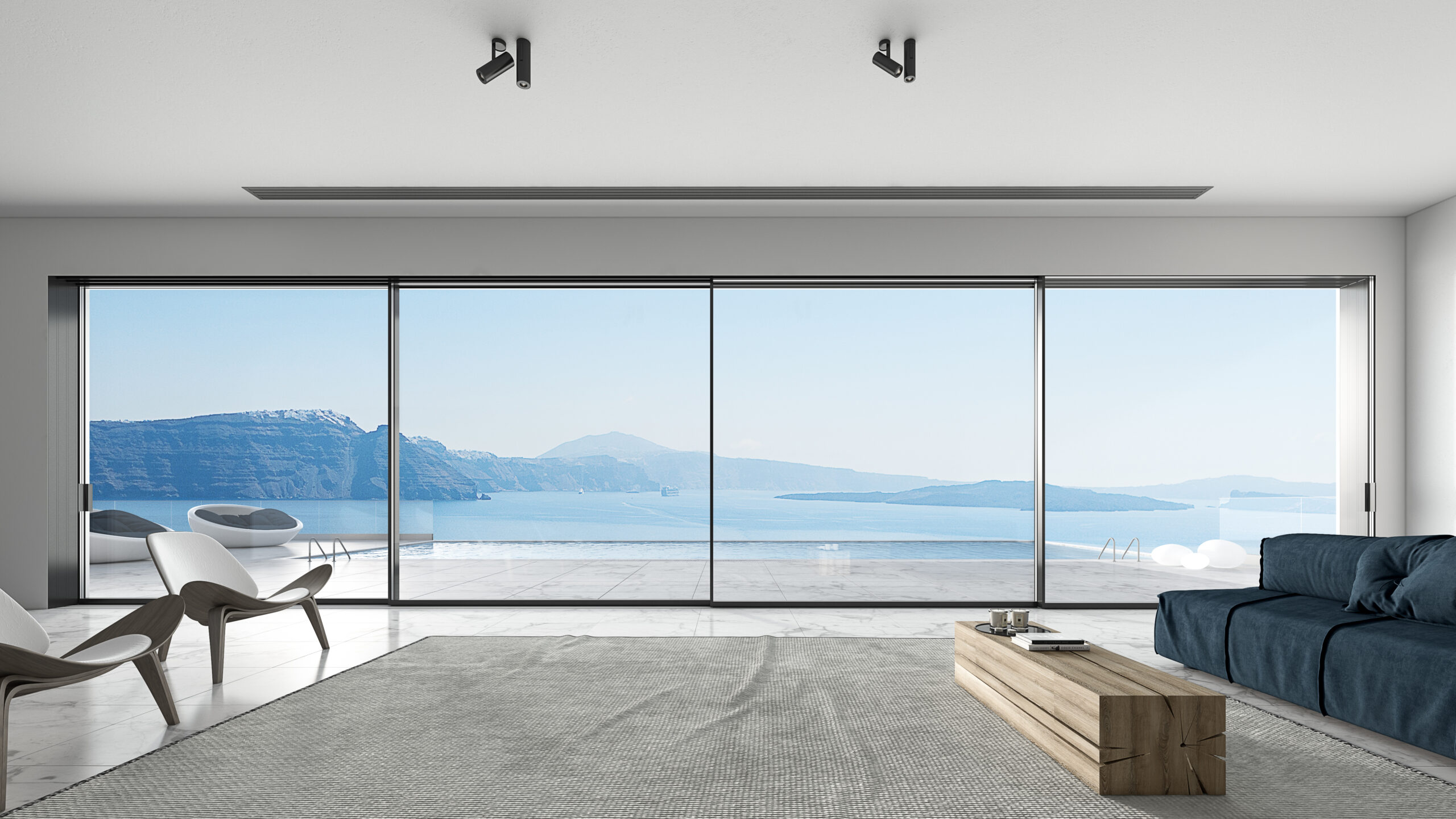 Aluminum lift and slide patio door
