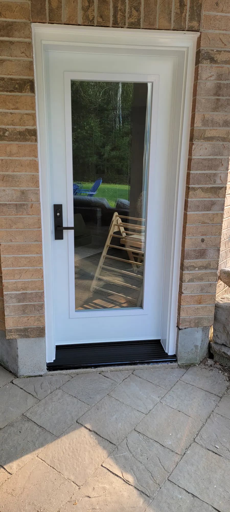 Fiberglass entry door installed by Better View