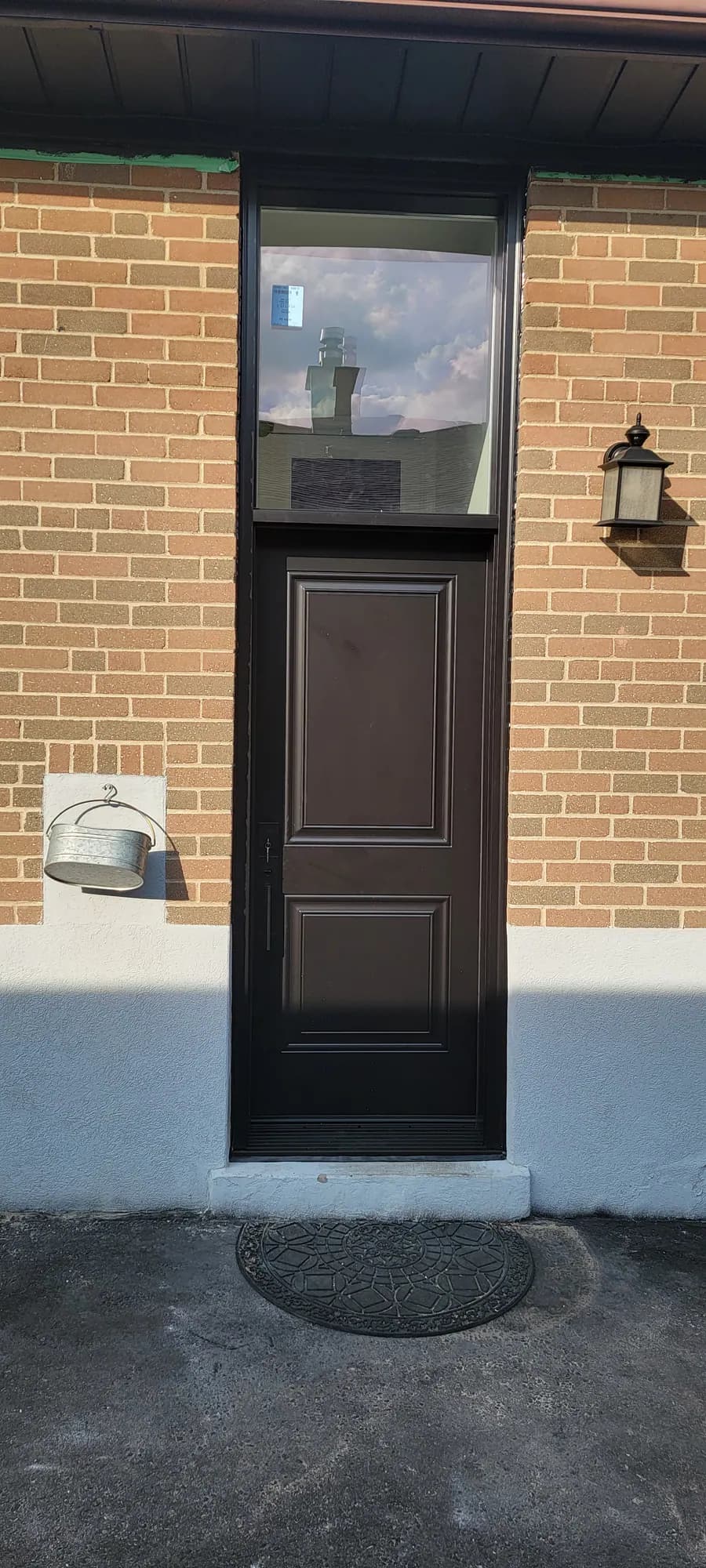 Fiberglass entry door installed by Better View