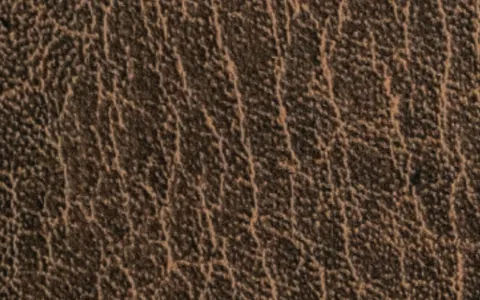 Brown leather finish