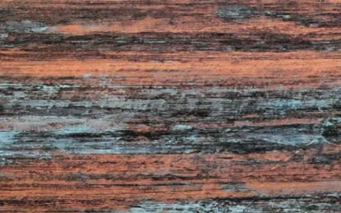 Rustic patina finish
