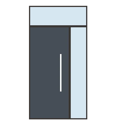 Sidelite + transom