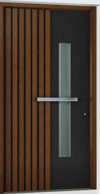 Slats aluminium door
