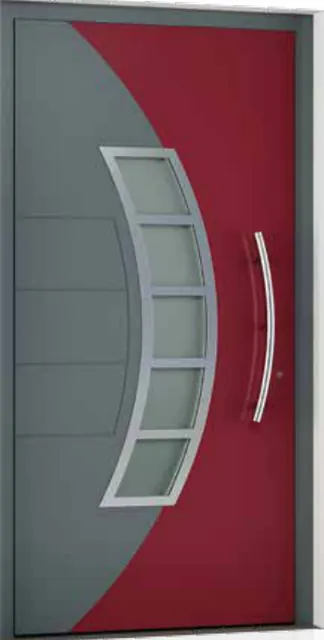 Two-tone aluminium door