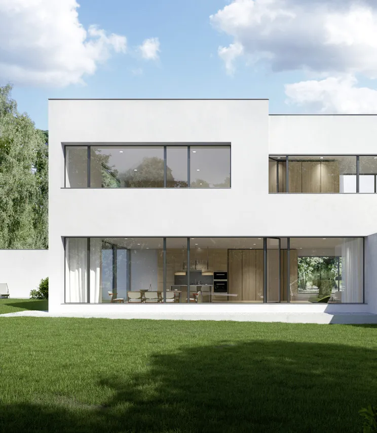 Panorama Design windows in a modern home