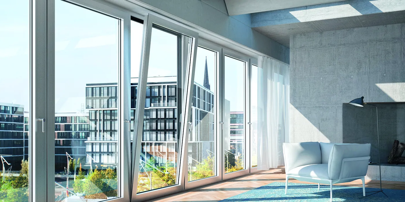Quiet tilt-turn windows in a modern home