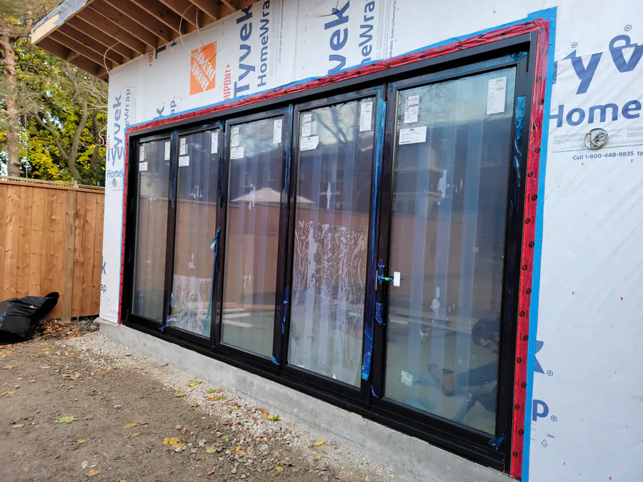 Completed Better View patio door and large-opening project