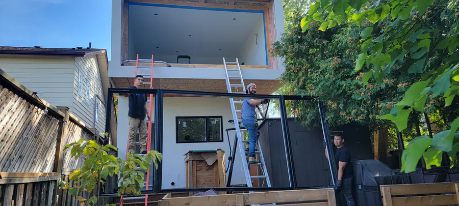 Completed Better View modern aluminum and large-opening project